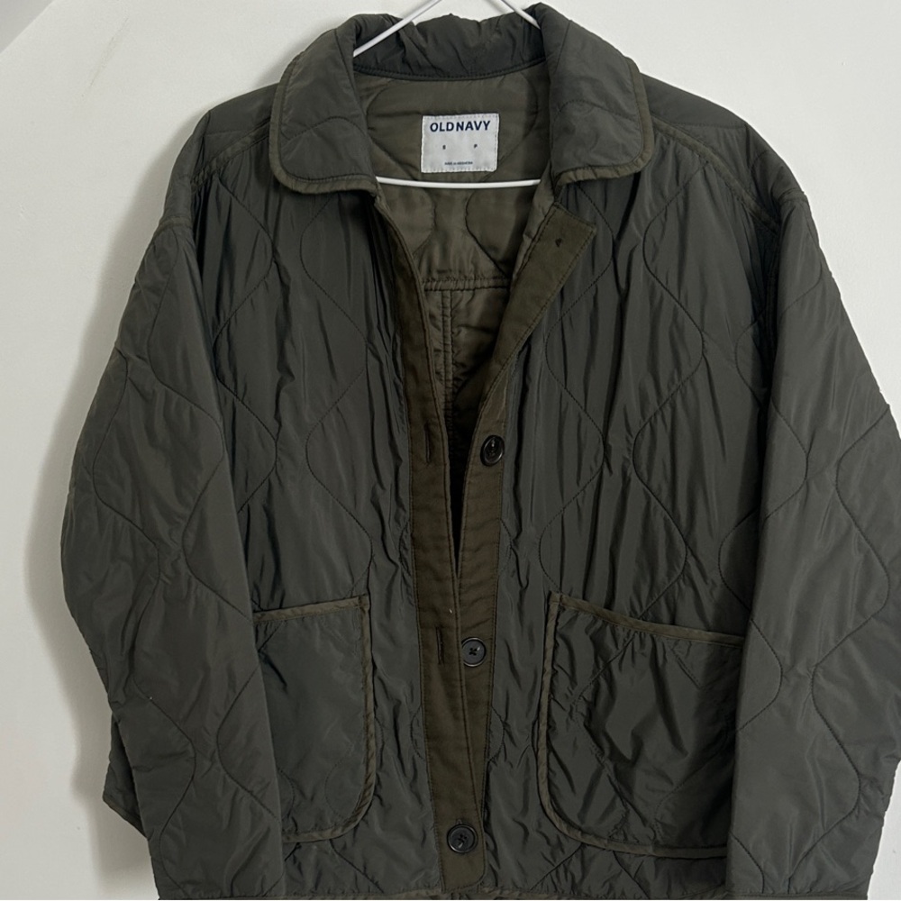 Old Navy Lightweight Quilted Jacket - Dark Green